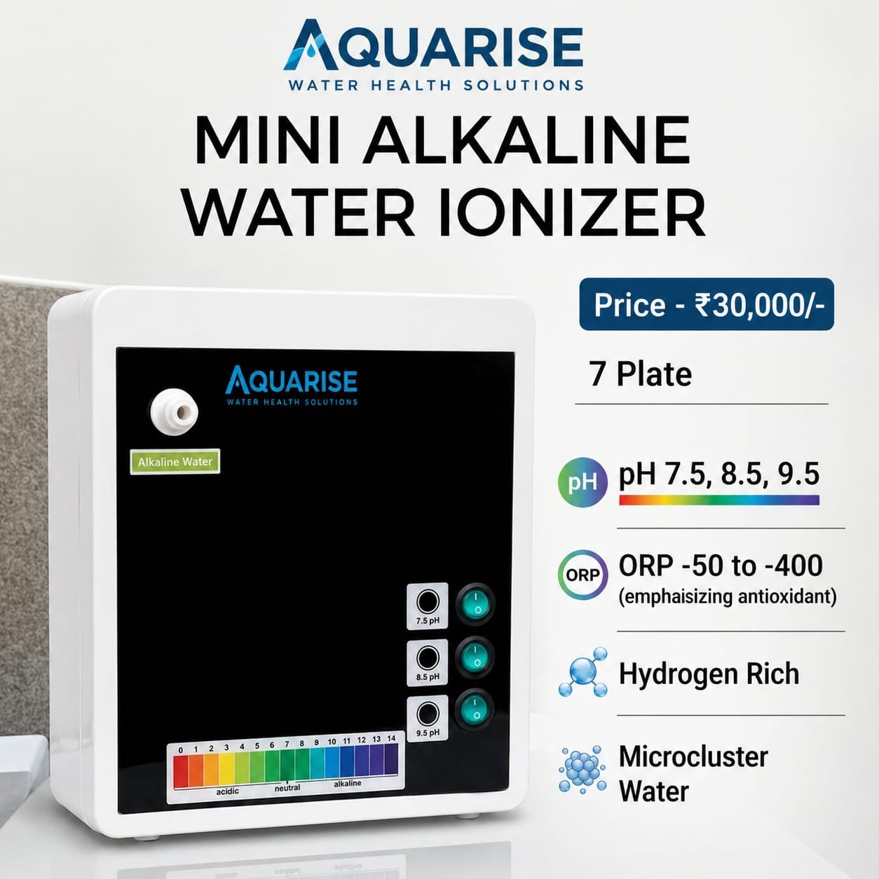 Drink alkaline water for a healthier life — boost energy, detoxify, anti-aging, enhance immunity.