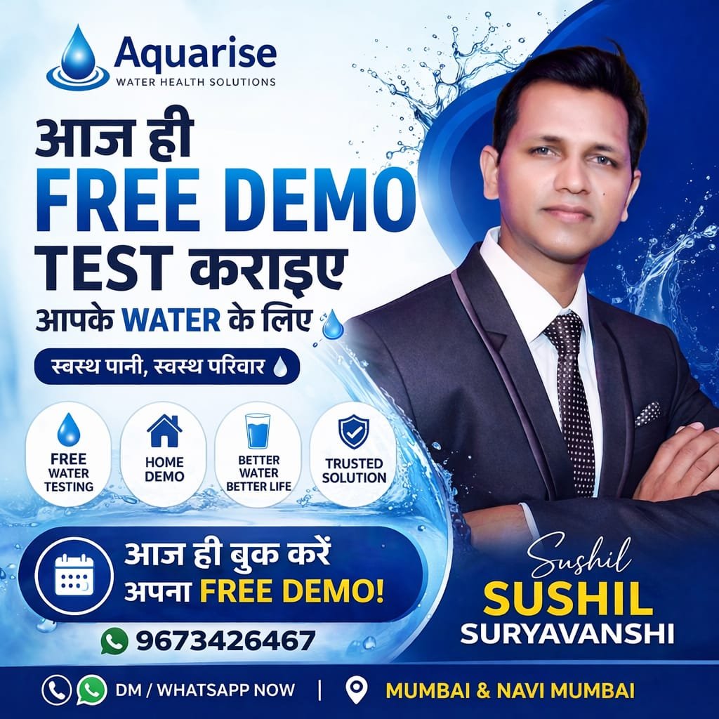 Sushil Suryavanshi — Water Health Consultant, Aquarise.